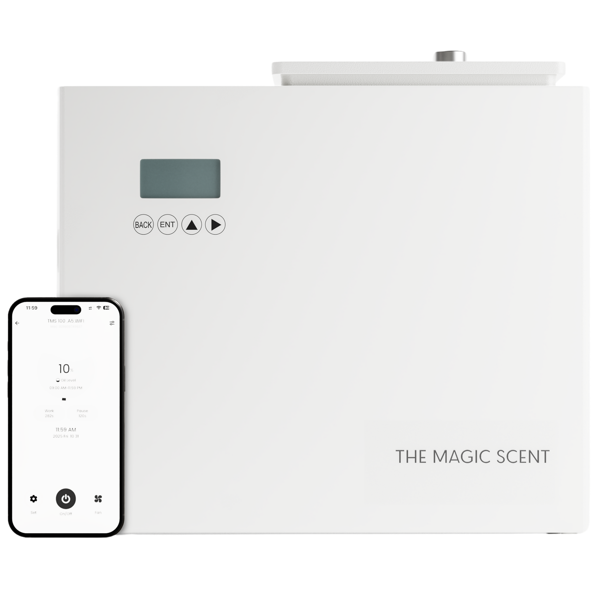TMS 1000 Pro WiFi Scent Diffuser | Up to 10,000 Sq.Ft | The Magic