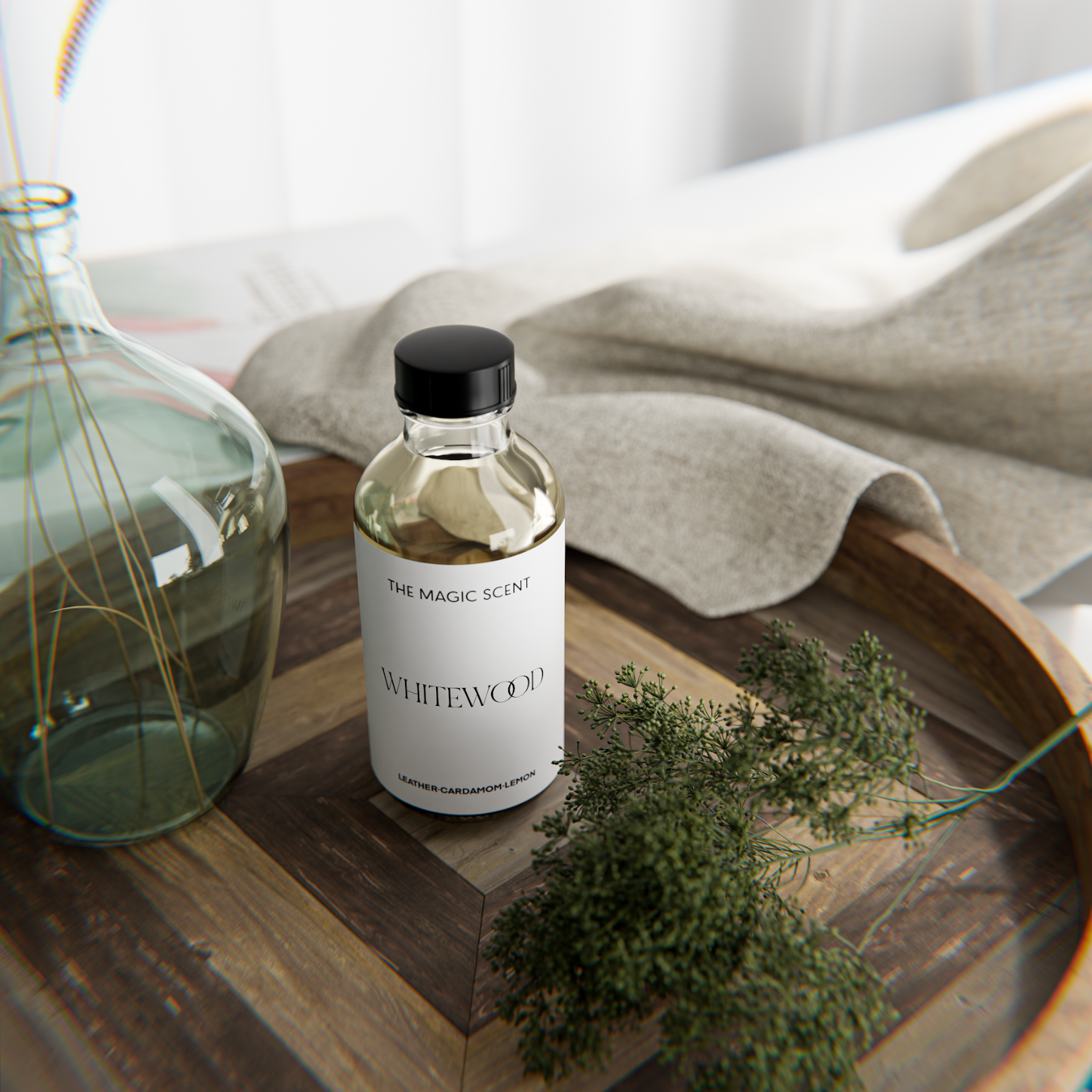 Aceite difusor de madera blanca