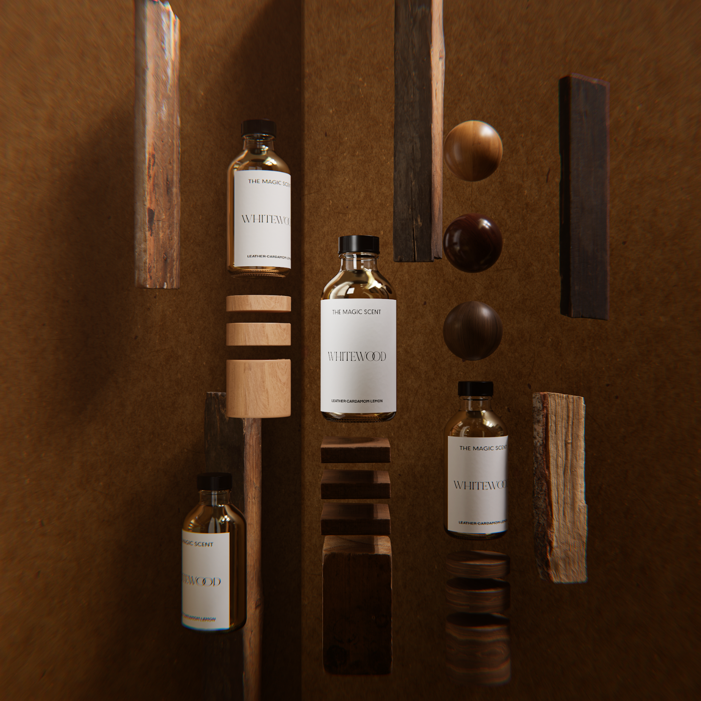 Aceite difusor de madera blanca