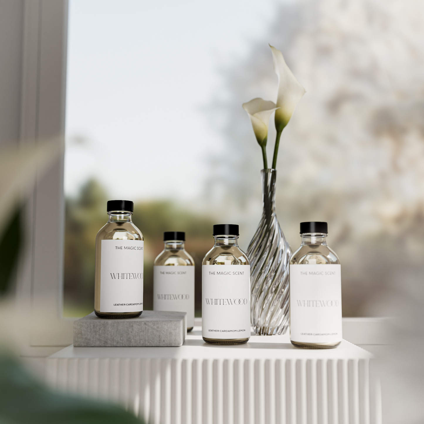 Aceite difusor de madera blanca