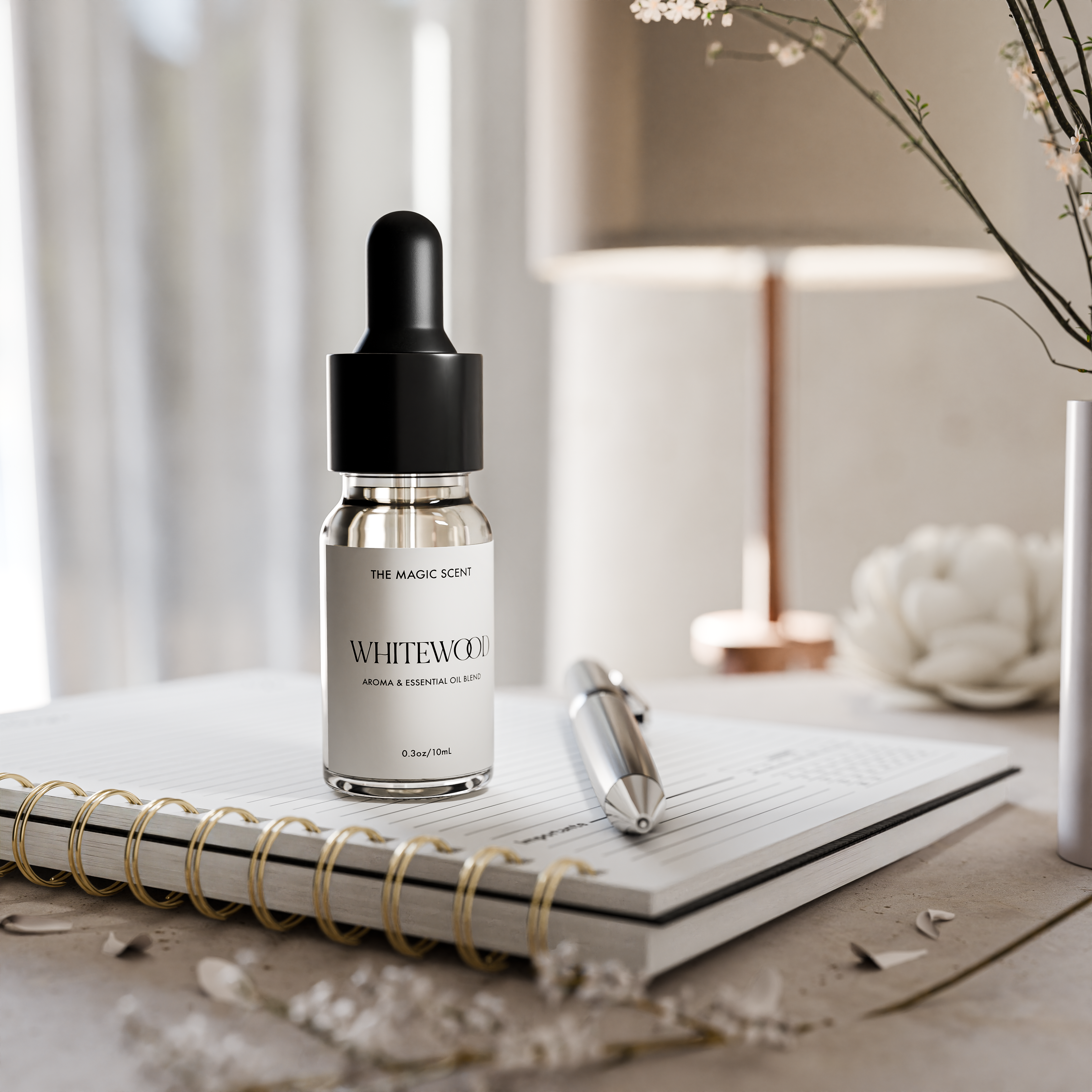 Aceite difusor de madera blanca