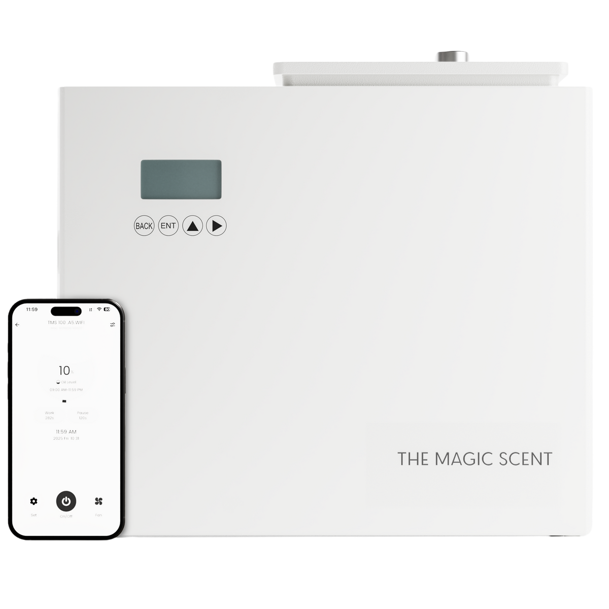 TMS 1000 Pro WiFi Scent Diffuser | Up to 10,000 Sq.Ft | The Magic