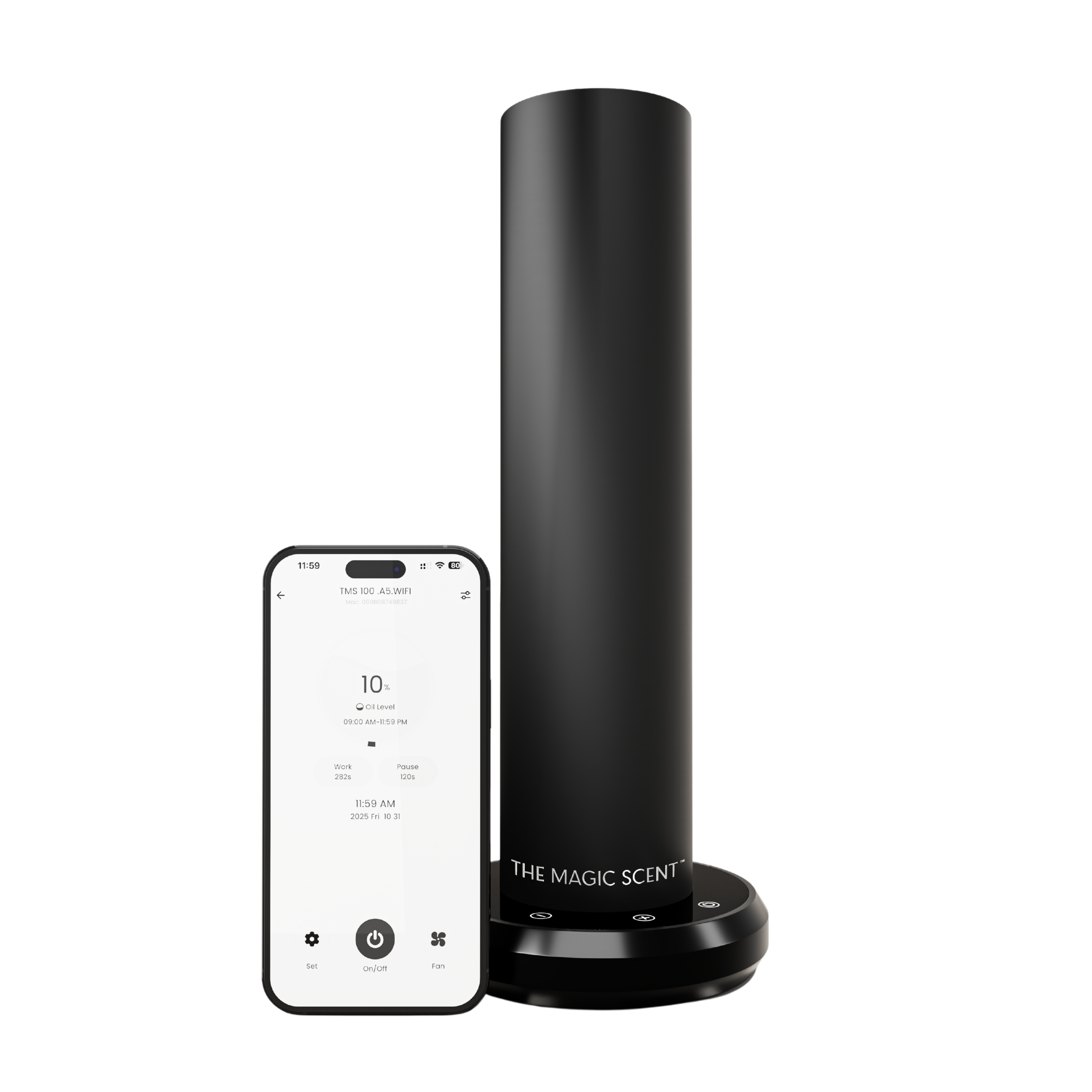 TMS LUX BT cold-air scent diffuser certified refurbished
Bluetooth up to 1000 sq ft