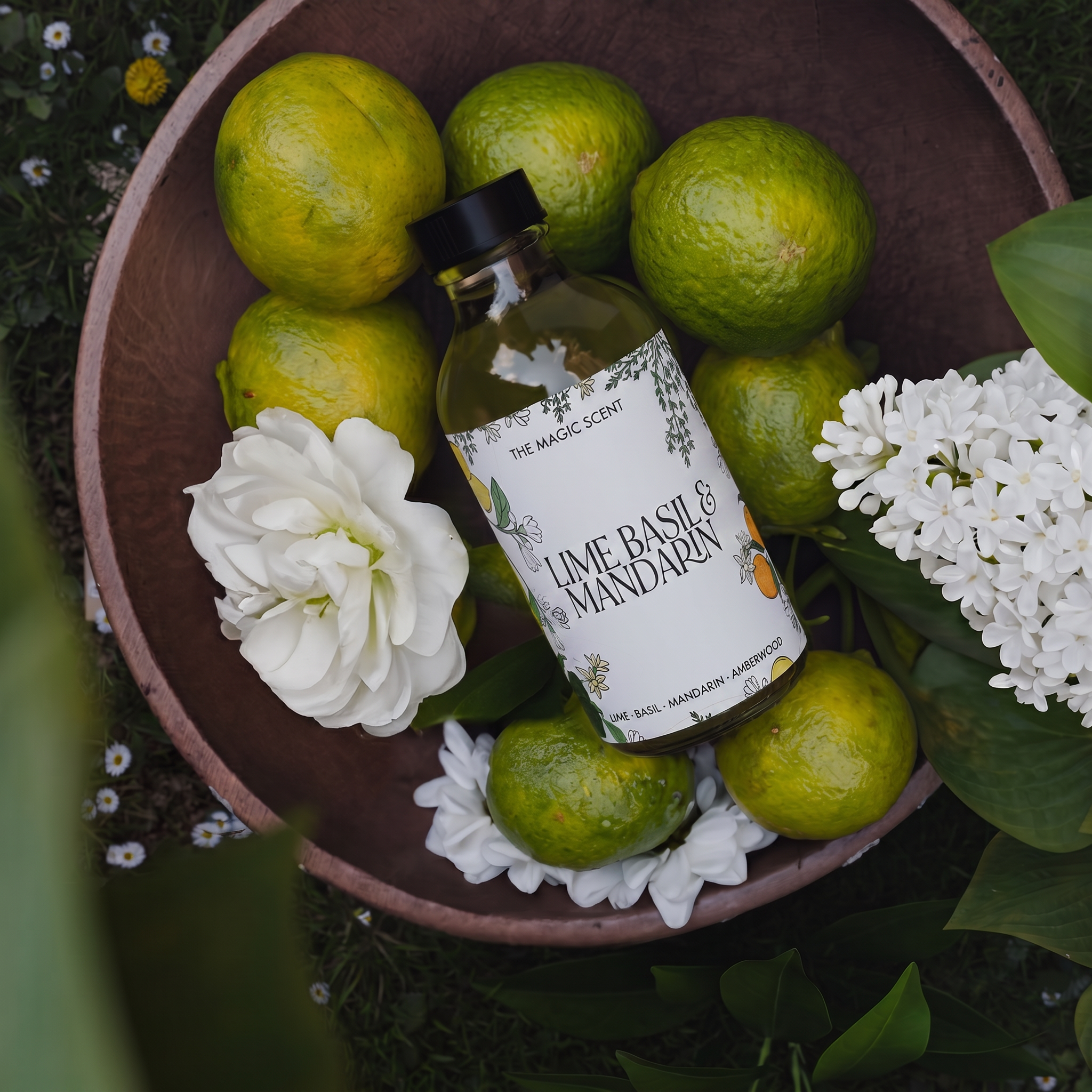 Bottle of 'Lime Basil...